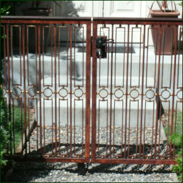 Wrought Iron Courtyard Gate Wrought Iron Courtyard Gate - Columbus