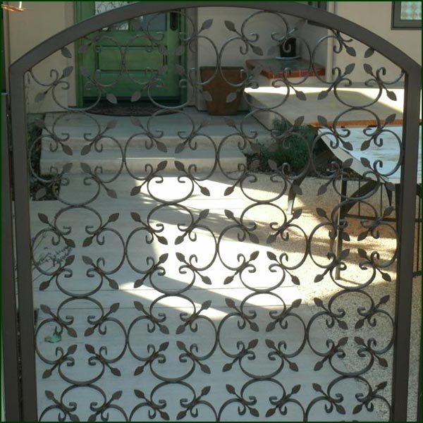 Wrought Iron Courtyard Gate - Columbus